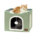 Large Cat Cave with Fluffy Ball and Scratch Pad C152