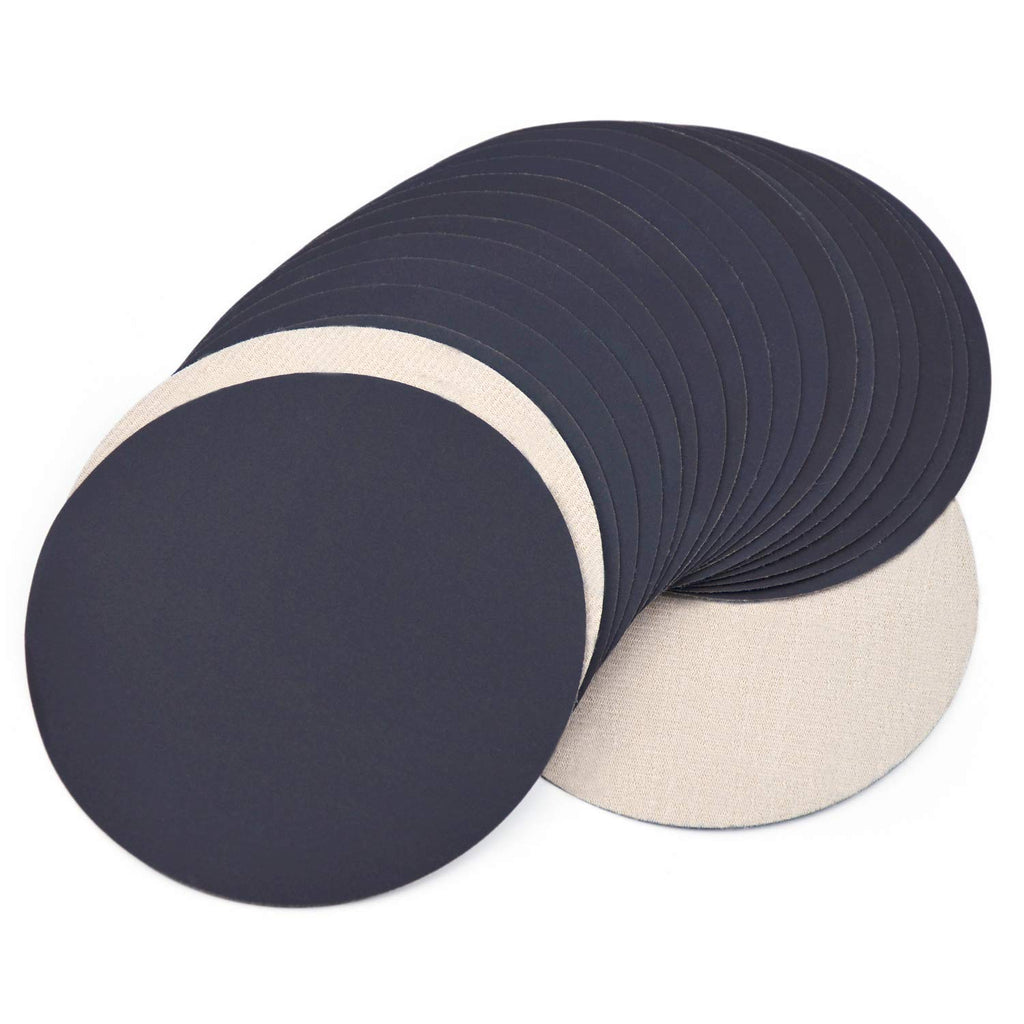 6 Inch 2000 Grit Waterproof Hook & Loop Silicon Carbide Sanding Discs 20-Pack B390