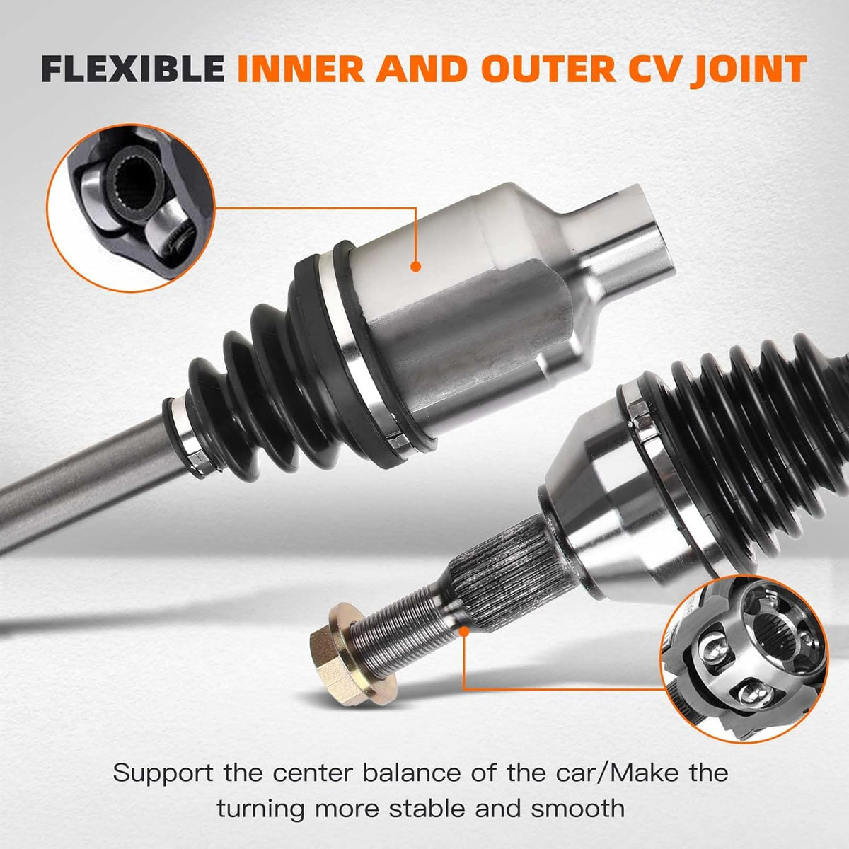 CV Axle Shaft Front Passenger Side W64528
