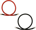 6 AWG Red Black Pure Copper Battery Inverter Cables Pack of 2 B86553