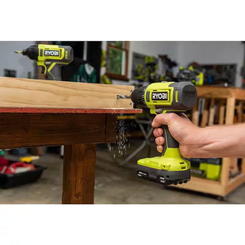 18V Cordless 2-Tool Combo Kit with Drill/Driver and Impact Driver J19501