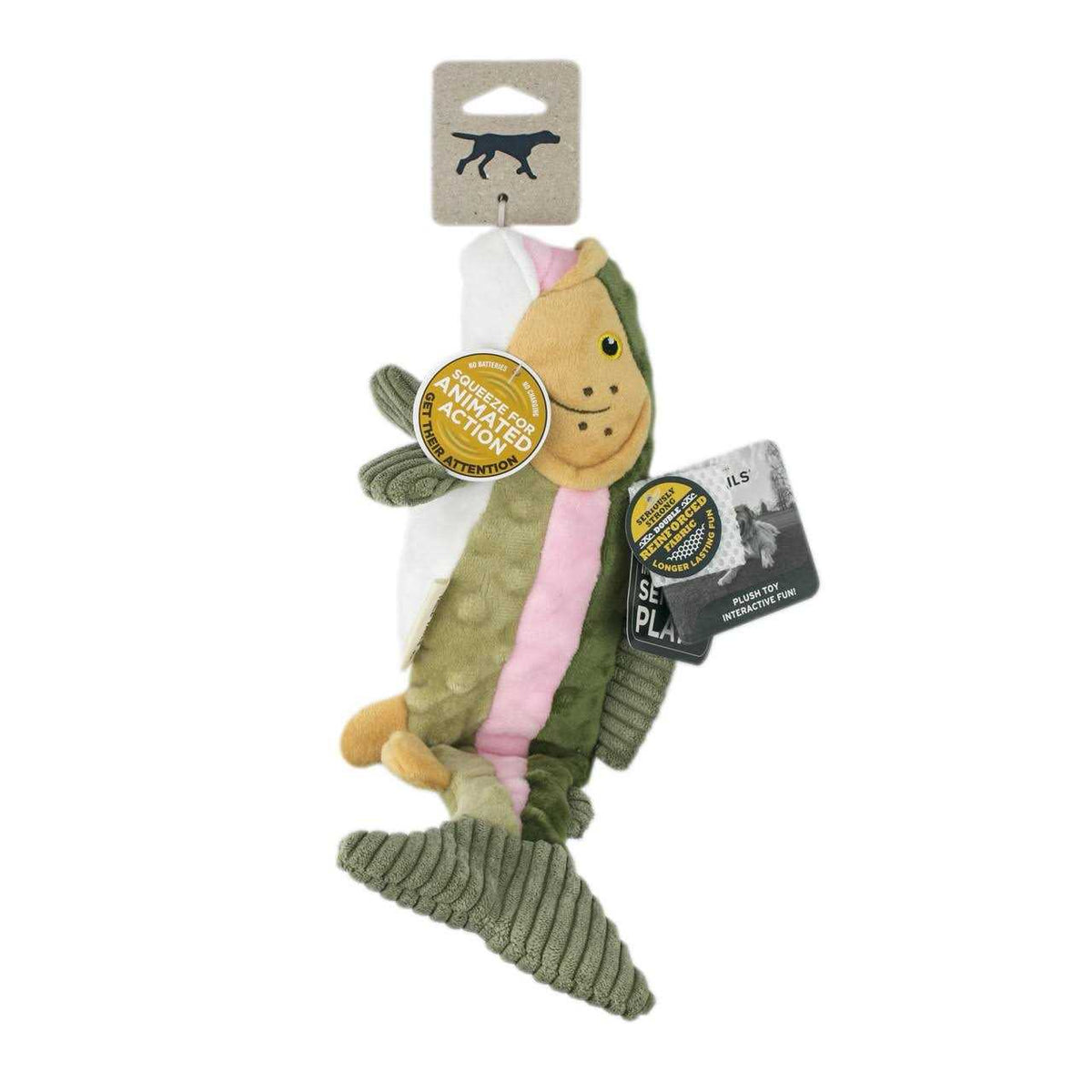 Animated Trout Dog Toy N438795