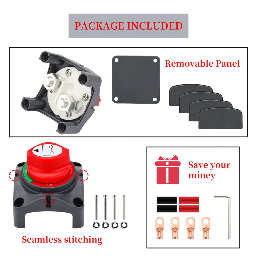 12-48 V Battery Switch Pack of 2 T1724
