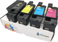 Replacement Toner Cartridge for Xerox Phaser 6000 6010 Workcentre 6015, 4-Pack J375836