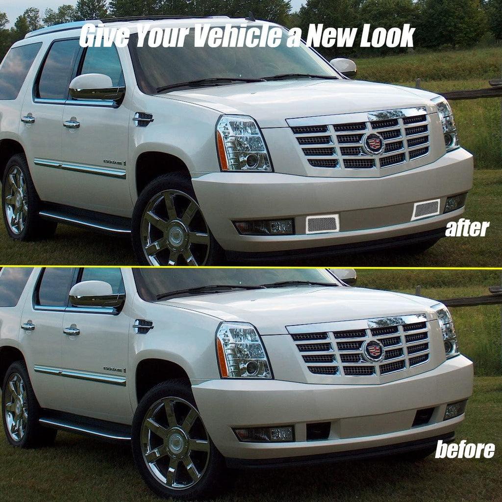 Front Lower Bumper Grille Chrome Stainless Steel V563090
