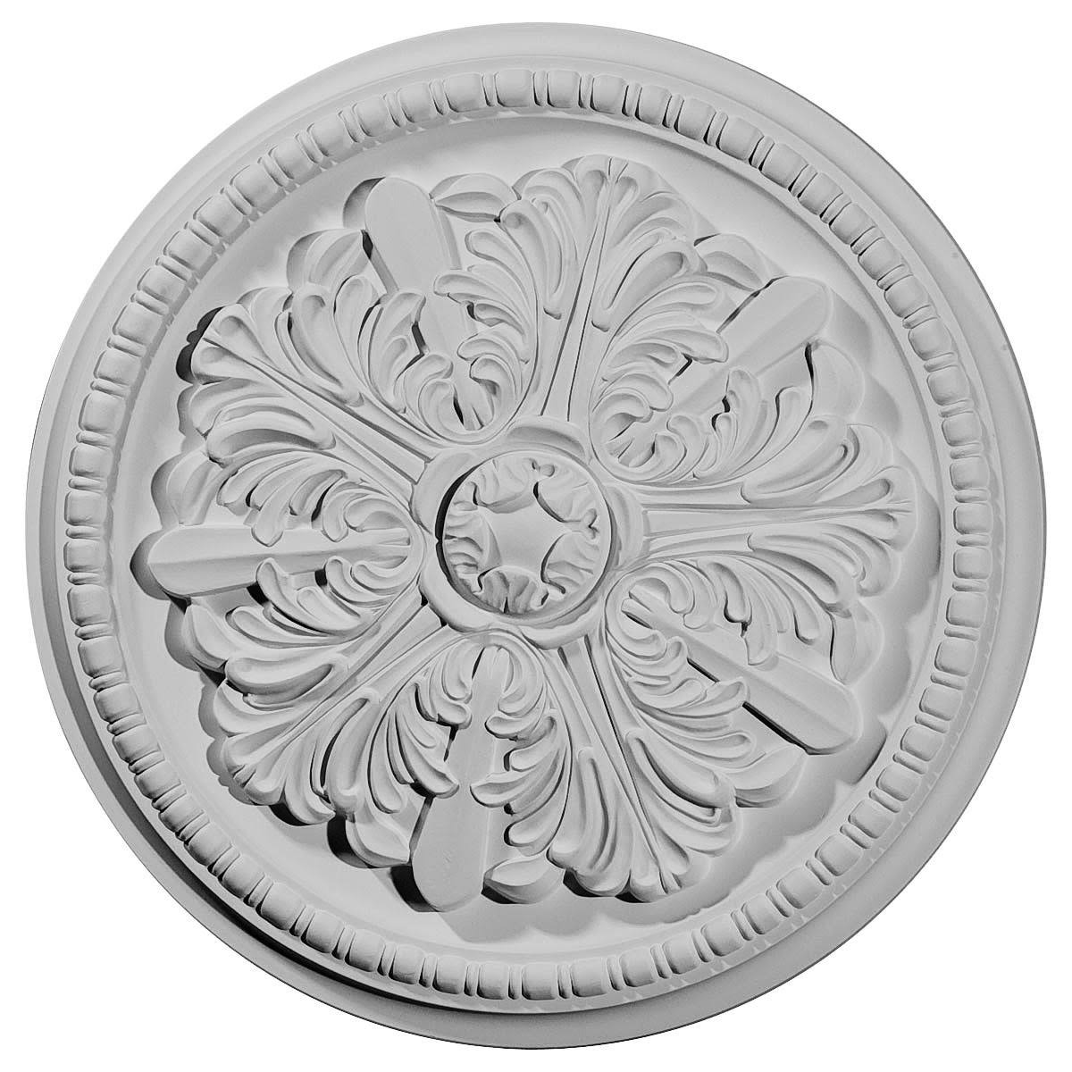 Hand-Painted Clear Yellow Ceiling Medallion U93593