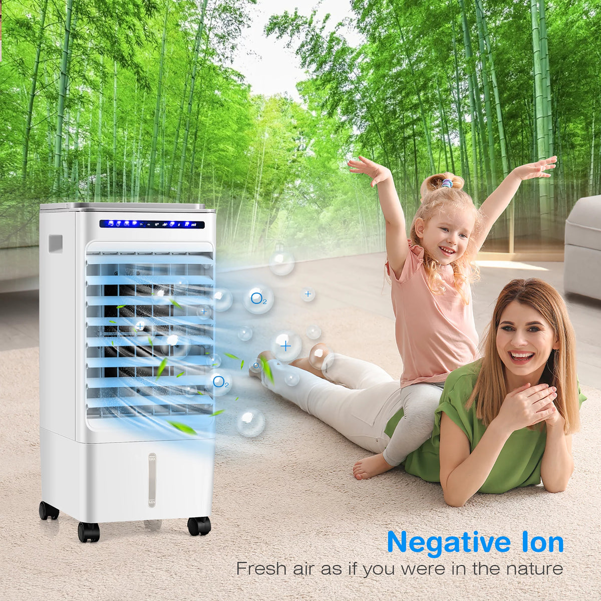 3-in-1 Evaporative Air Cooler Fan Humidifier U318