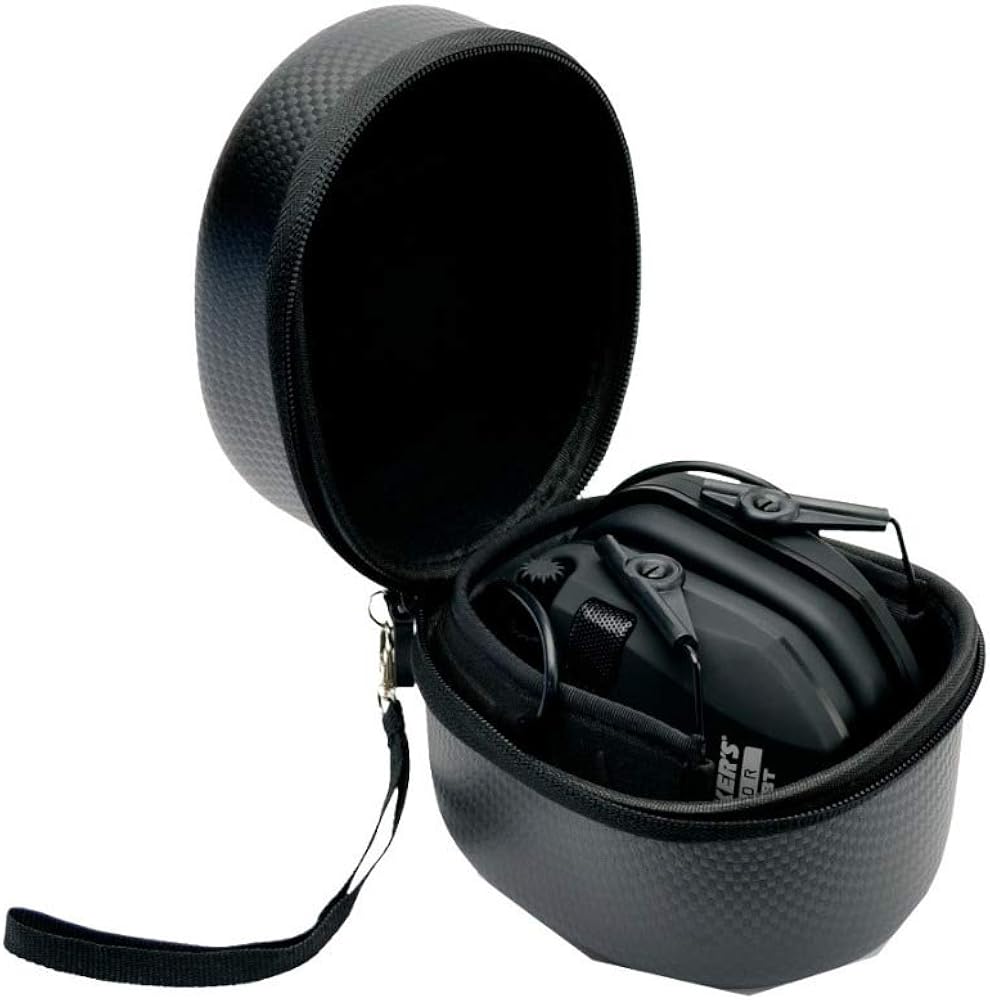 Electronic Shooting Hearing Protection Muff with Protective Case J95300