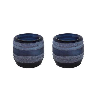 2 Piece Glass Tabletop Votive Holder Set M91390