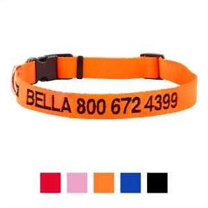 Nylon Personalized Dog Collar M439