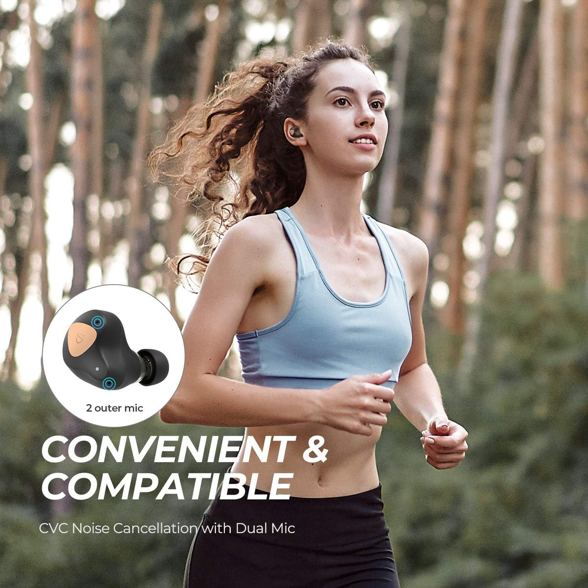 Wireless Earbuds with Charging Case Pack of 2 H708541