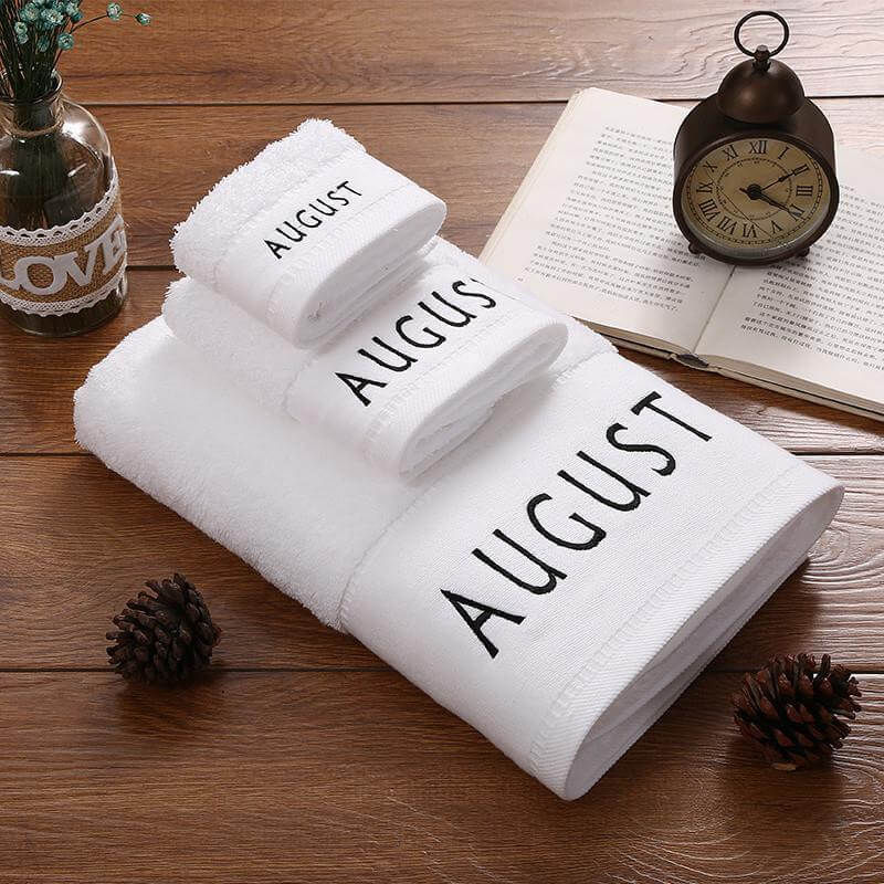 Cotton 3-Piece Bath Towels Set T25469