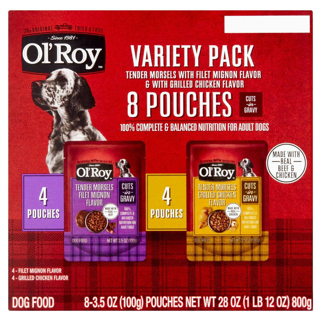 Cuts in Gravy Wet Dog Food Variety Pack B414607