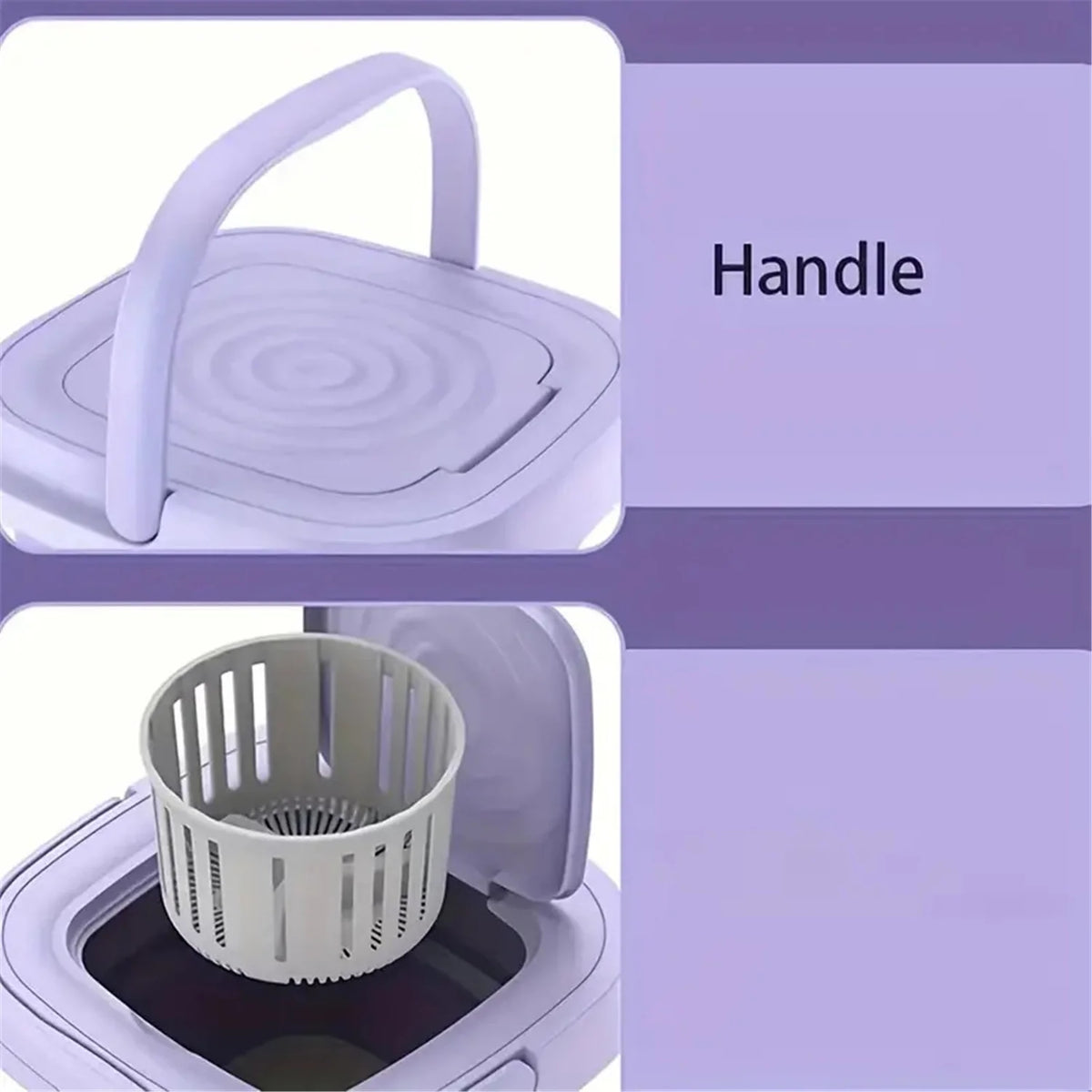 Portable Mini Foldable Washing Machine 8 L Z850596