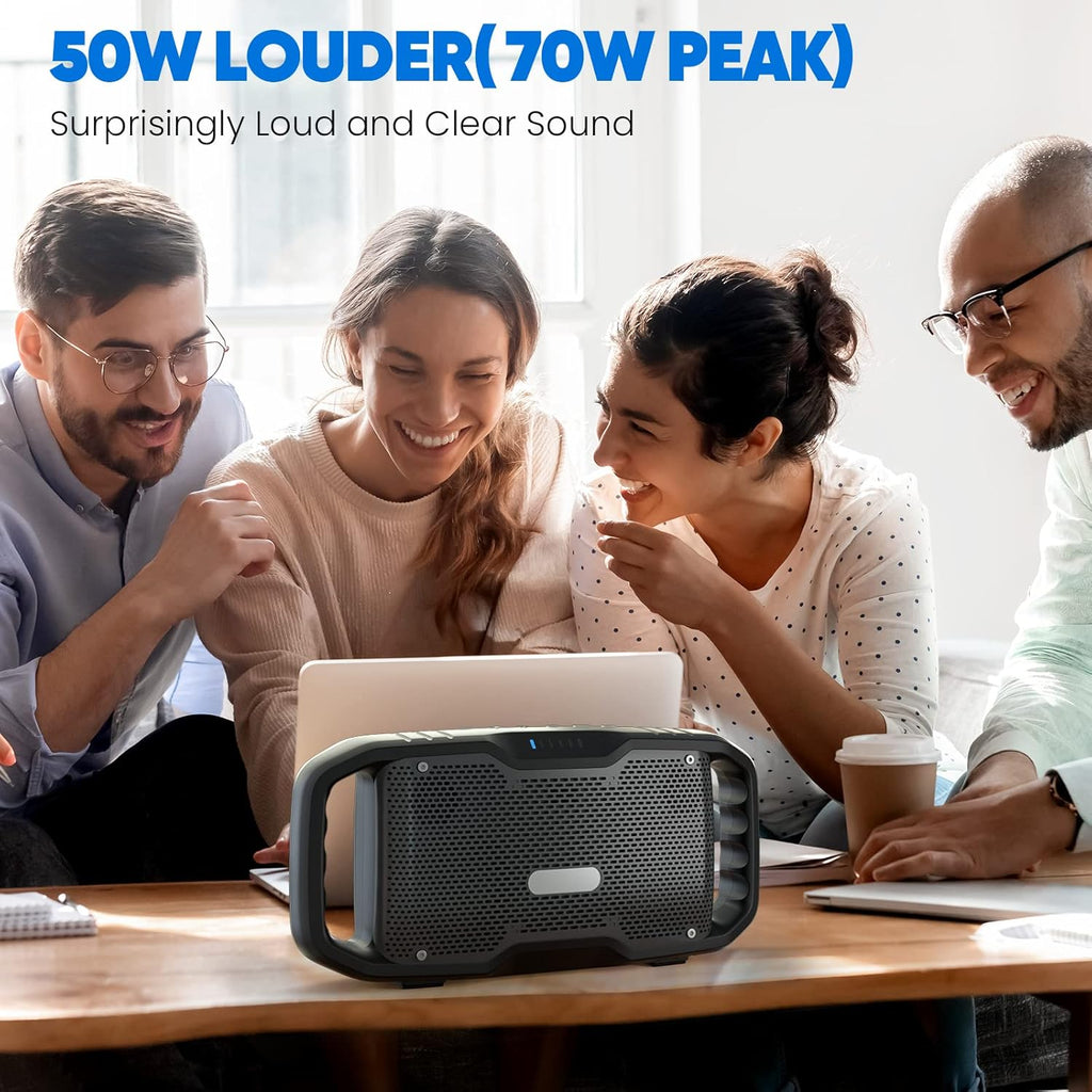 Portable Waterproof 50W Bluetooth Speaker with Subwoofer O14055