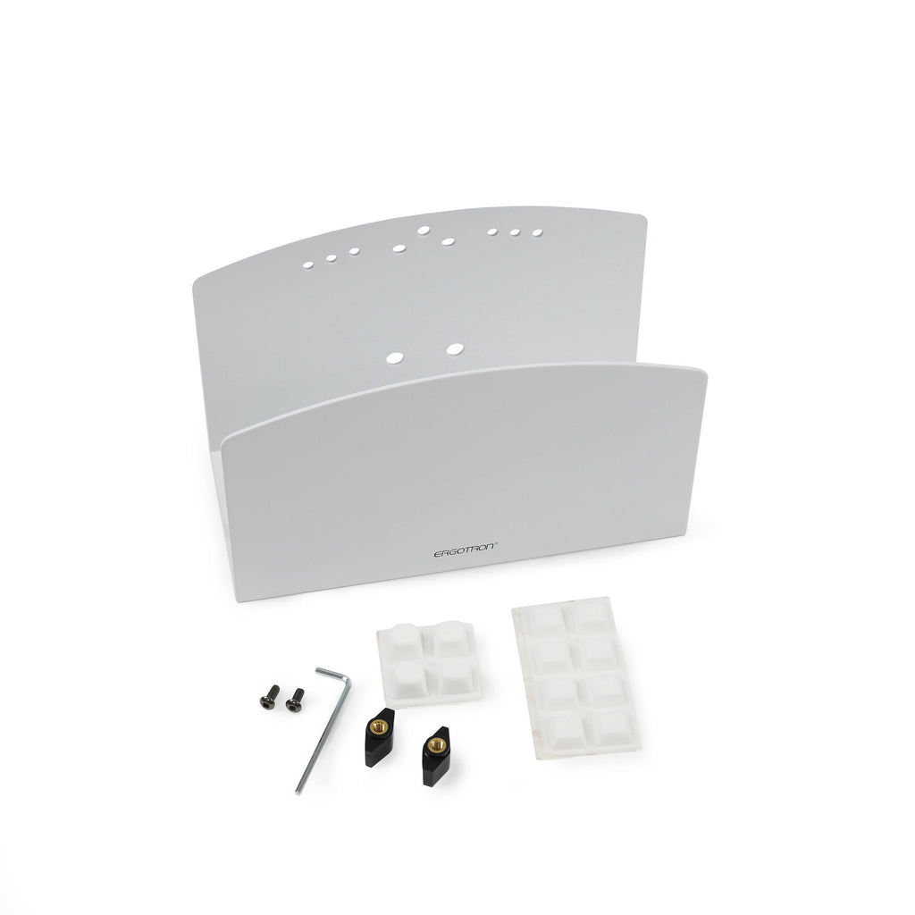 White Vertical Small CPU Holder I26482