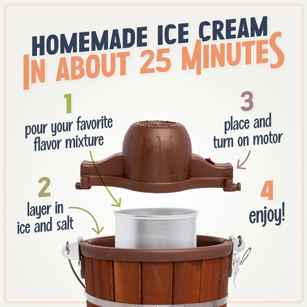 6-Quart Electric Ice Cream Maker L71034