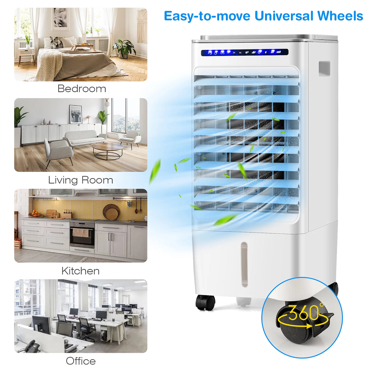 3-in-1 Evaporative Air Cooler Fan Humidifier U318