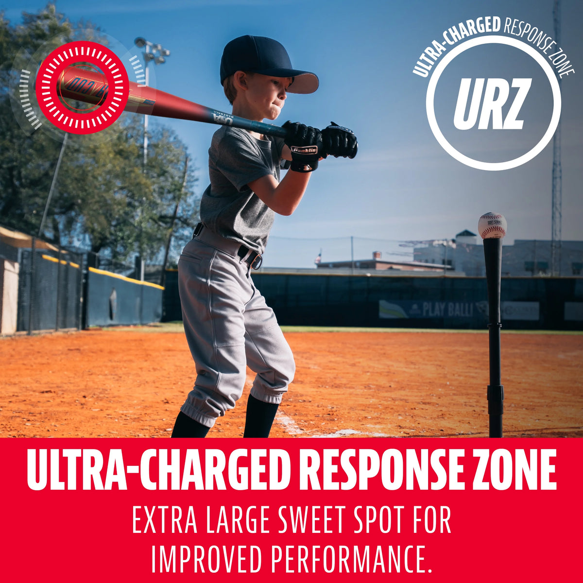 Kids Baseball Teeball Bat 26 Inches 13oz Metal Composite S225