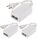 3 Pack 48V 0.5A PoE Injector Power Supply Adapter Z887165