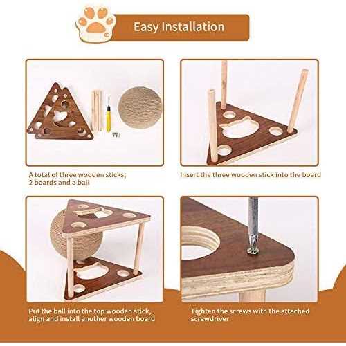 Natural Sisal Cat Scratching Ball R74233