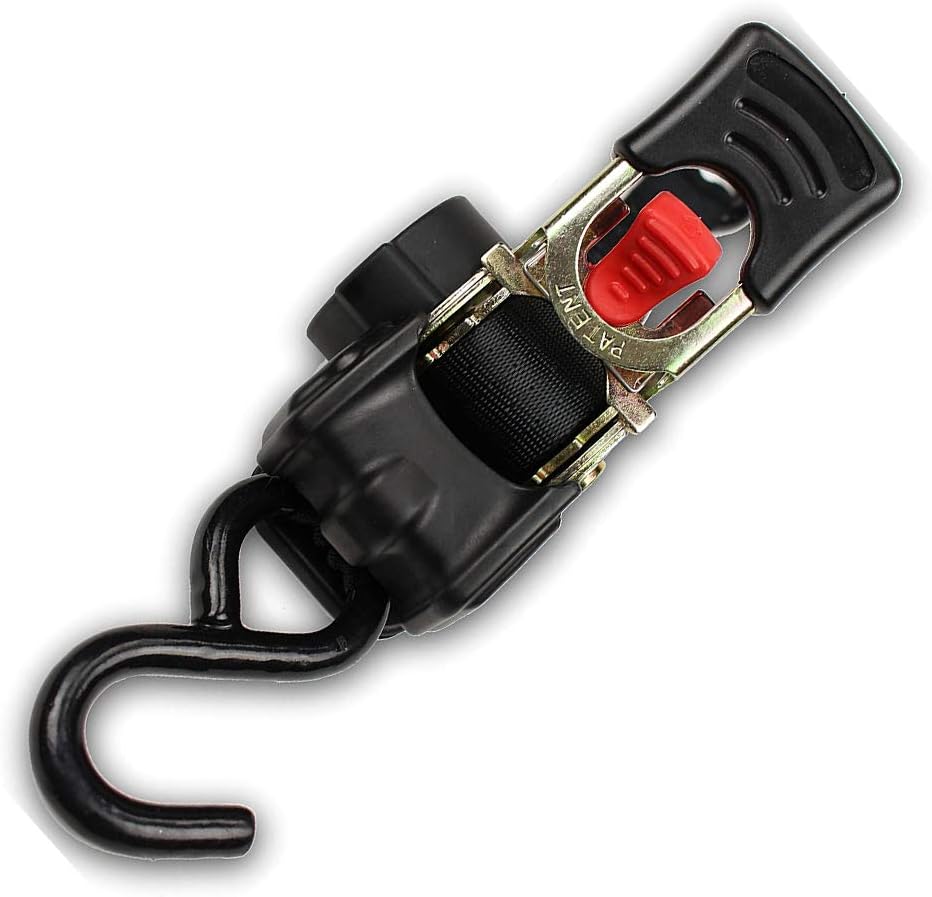 4 Auto Retract Ratchet Straps 1 x 6' Retractable Cargo Tie-Downs F436698