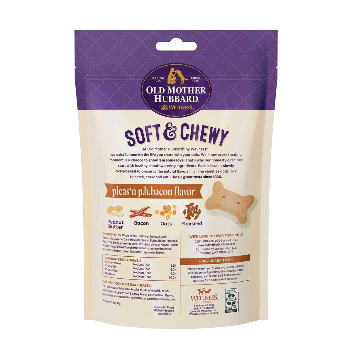 Peanut Butter & Bacon Baked Dog Treats Y4905
