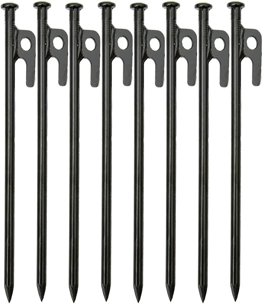 15.7 Inches 20 Pcs Heavy Duty Steel Tent Stakes O517
