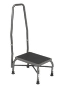 Heavy Duty Footstool with Handrail and Non Skid Rubber Platform T75165