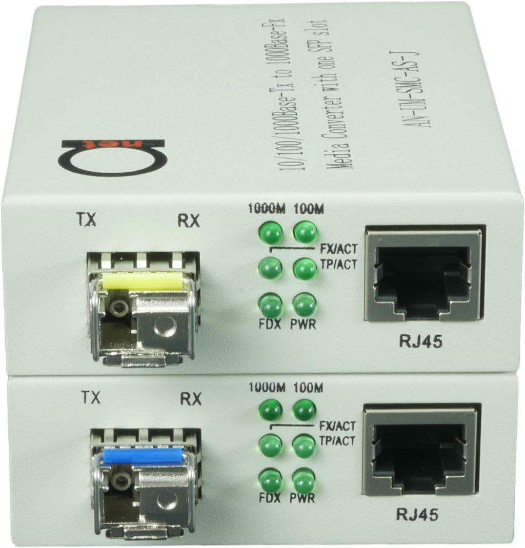 Single Mode LC WDM Bi-Di Gigabit Media Converter 20km 1 Pair W723836