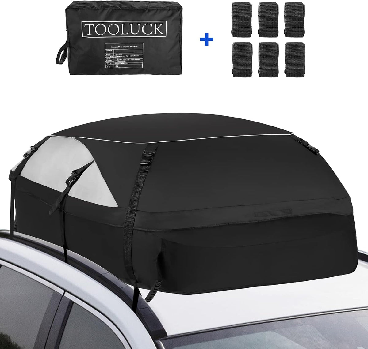 20 Cubic Waterproof Rooftop Cargo Carrier with Straps G97976