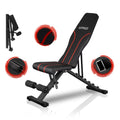 Adjustable Weight Bench 660lbs Capacity Foldable I920