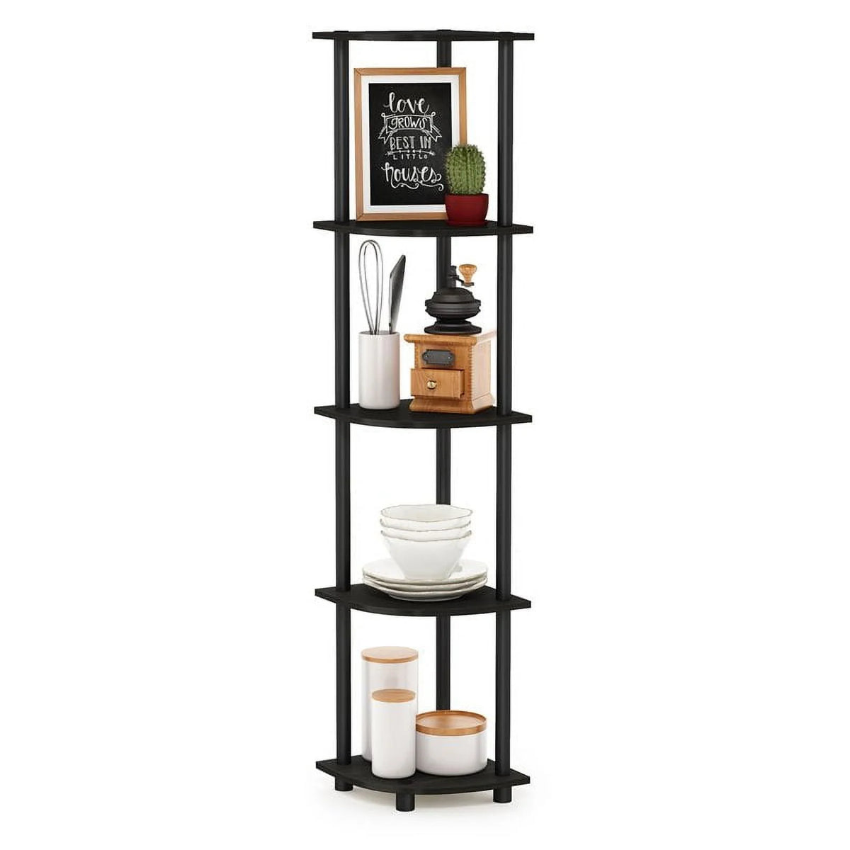 5 Tier Corner Display Rack Shelving Unit O432421