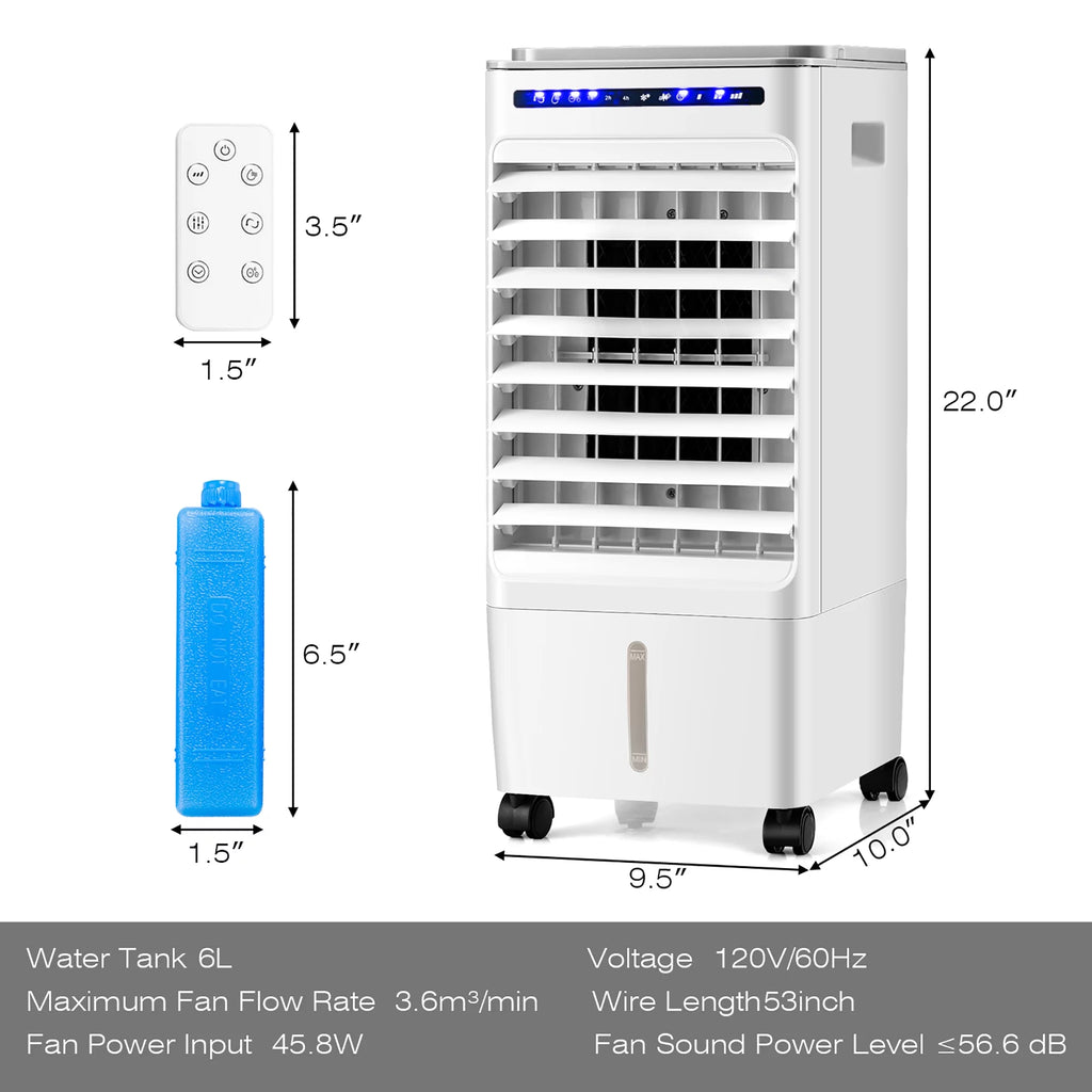 3-in-1 Evaporative Air Cooler Fan Humidifier U318