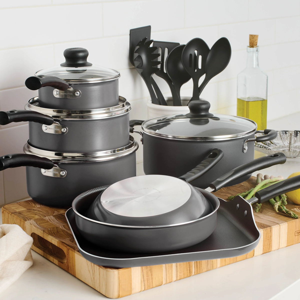 18 Piece Non-stick Cookware Set S291