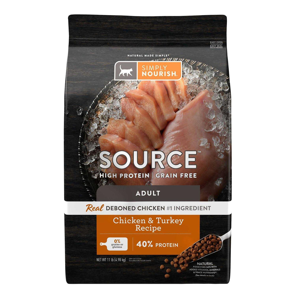 Chicken and Turkey Cat Dry Food T544968