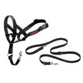 Black Head Collar and Double Lead V9886