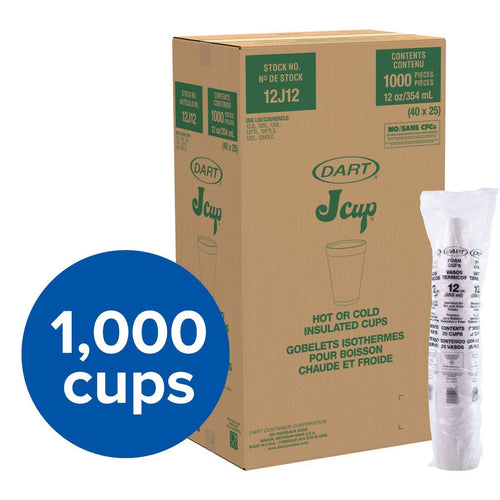 12 oz Foam Cup Case of 1000 W598057