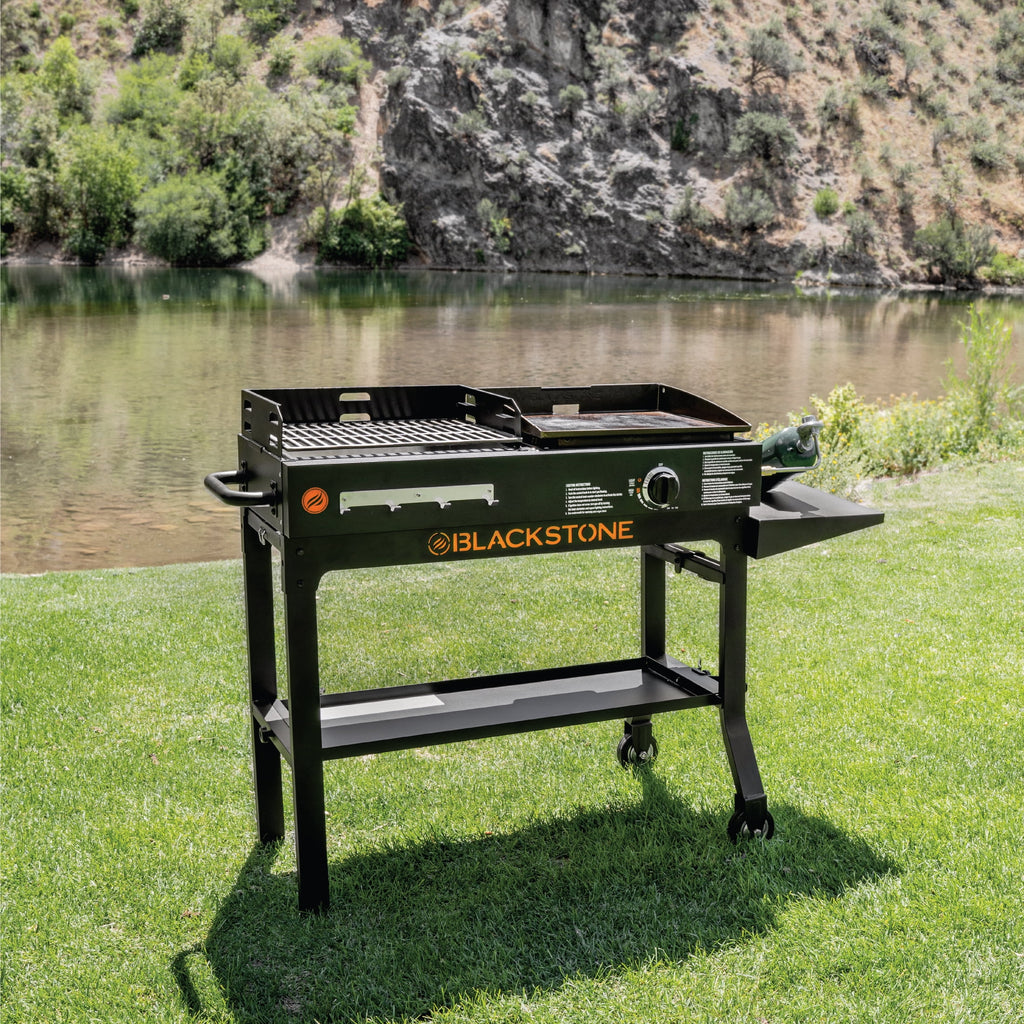 Propane Griddle and Charcoal Grill Combo Y68678