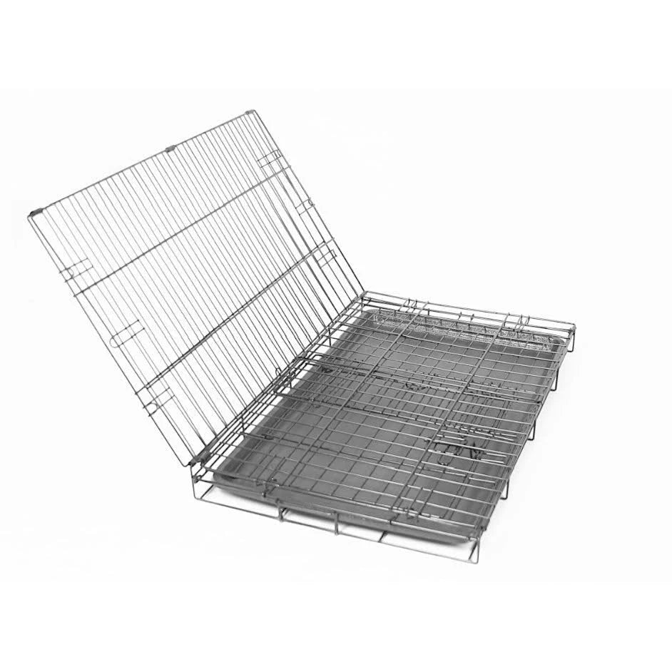 Double Door Metal Dog Crate K4856