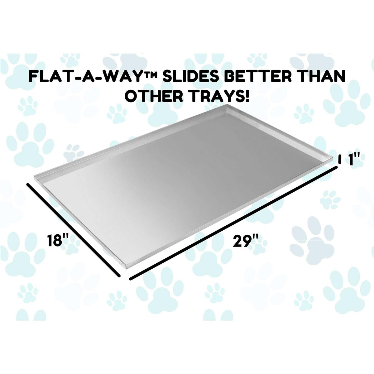 Metal Replacement Tray for Dog Crate Stainless Steel E9516