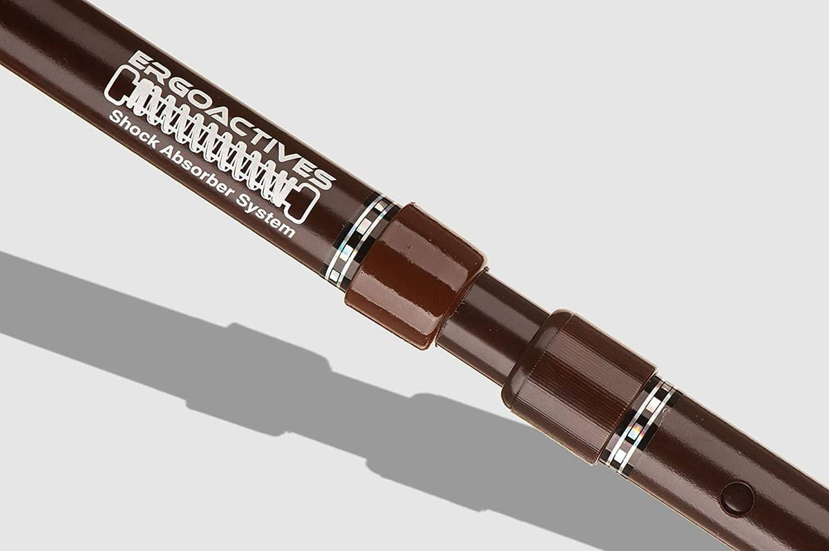 Fully-Adjustable Ergonomic Canes Brown Wood Finish W6438