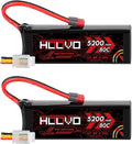 3S 11.1V 80C 5200mAh LiPo Battery with Deans T Plug 2 Packs E1799