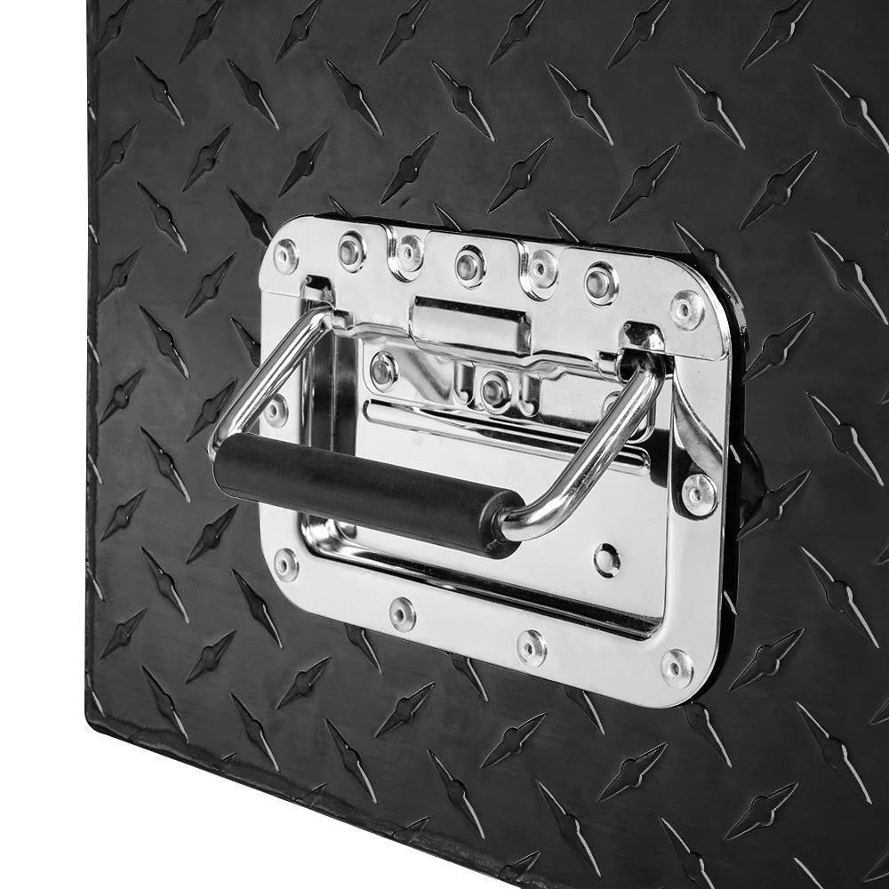 30” Black Aluminum Truck Tool Box with Lock A346
