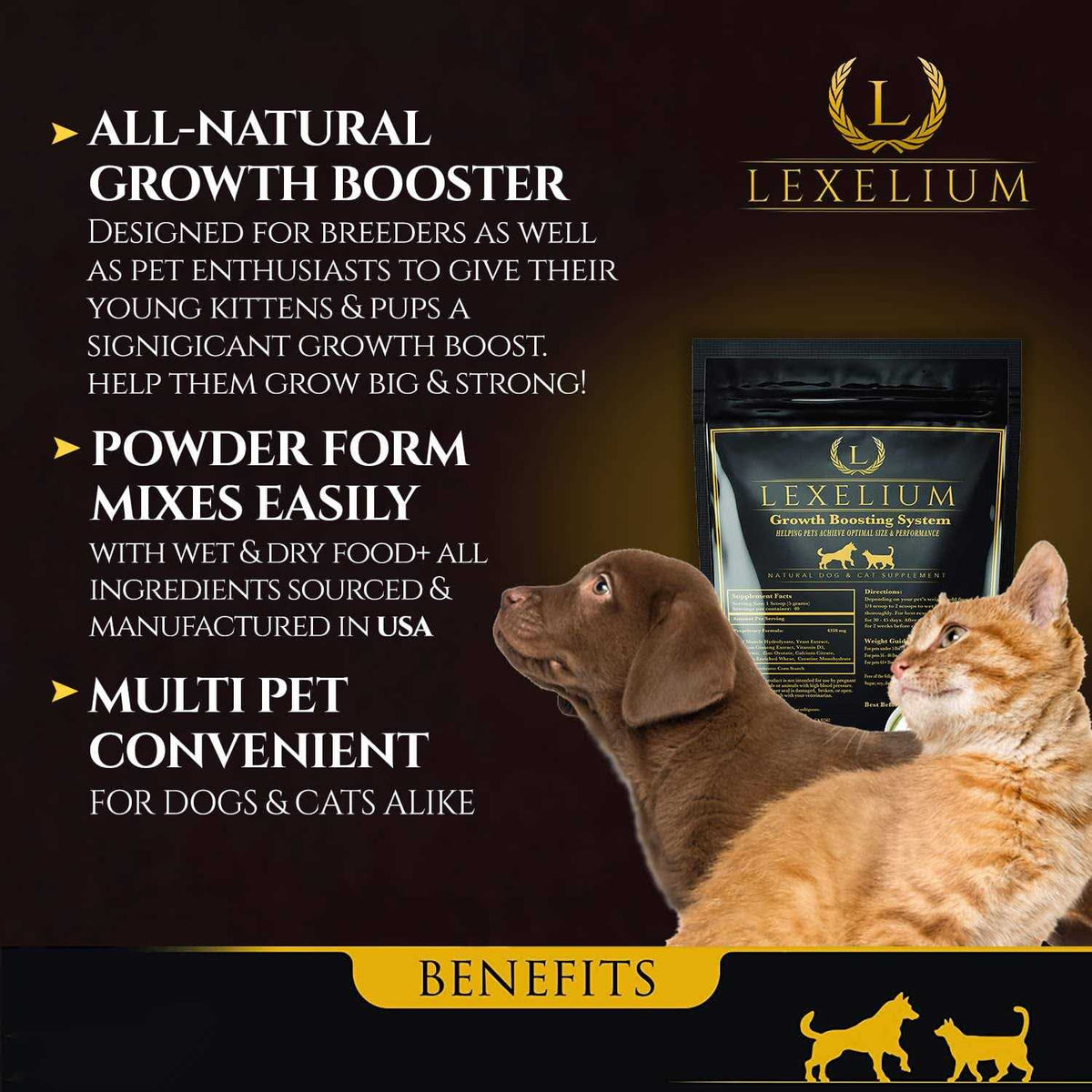 Weight Gainer Supplement for Dogs & Cats O142200