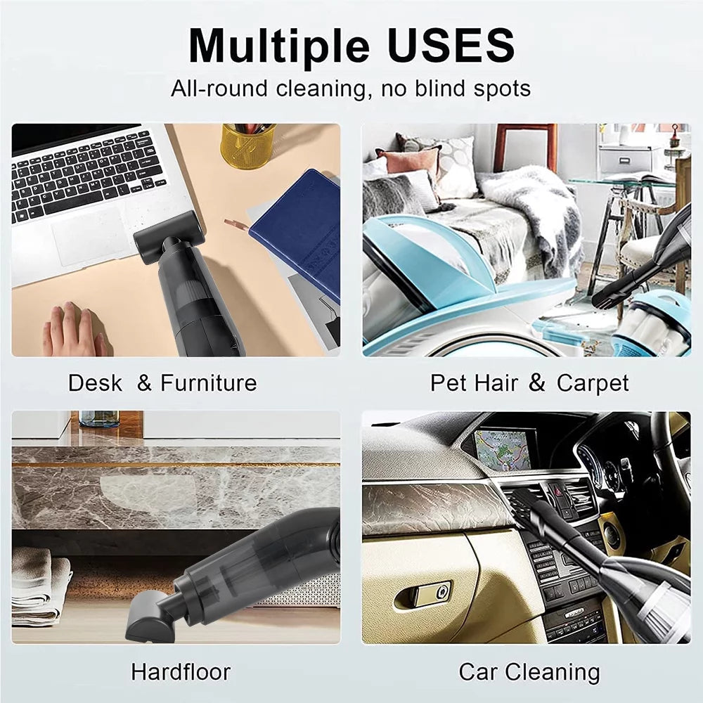 120W Cordless Handheld Car Vacuum Cleaner W99362