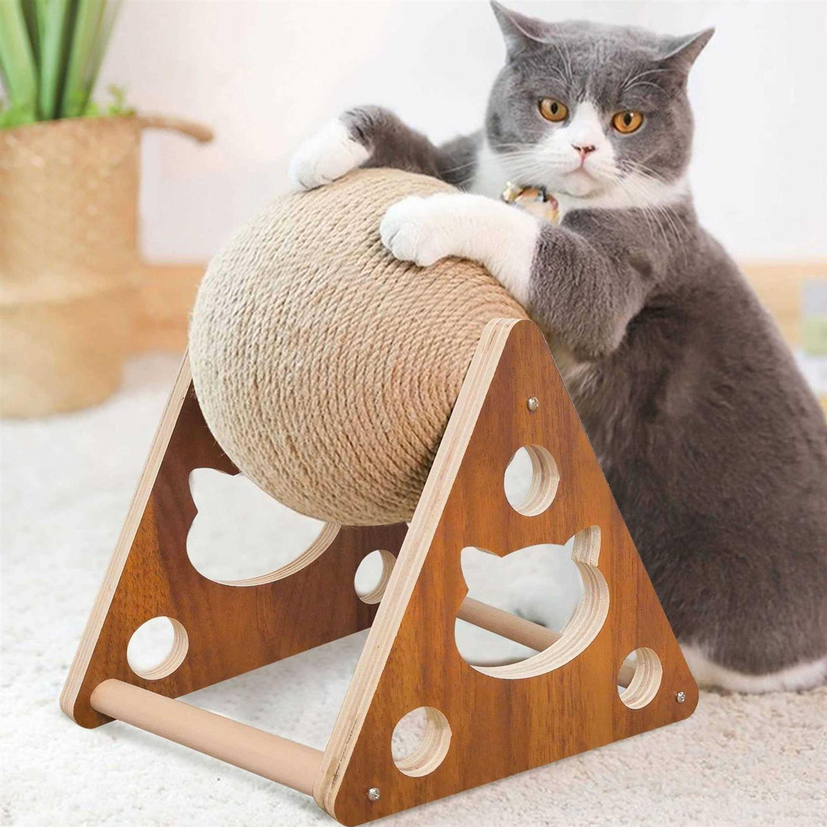 Natural Sisal Cat Scratching Ball R74233