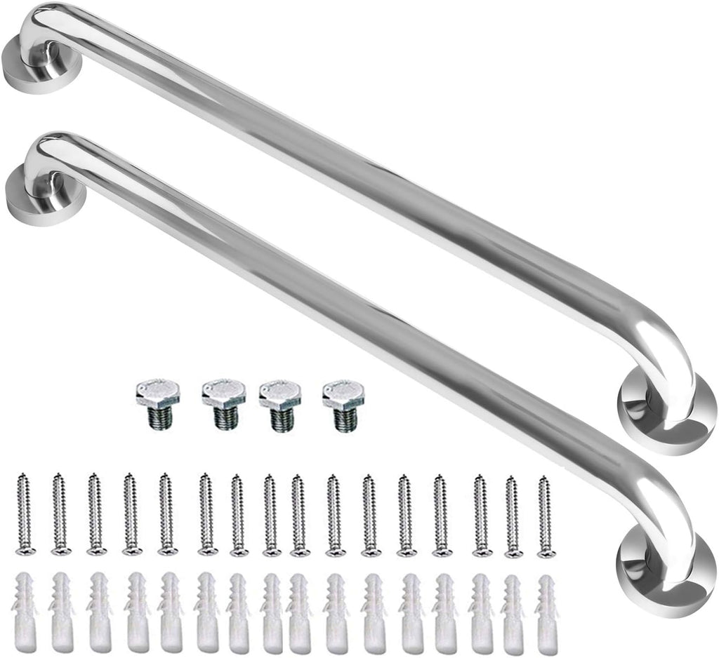 2 Pack 32 Inch Stainless Steel Shower Grab Bar R920942