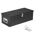 30” Black Aluminum Truck Tool Box with Lock A346