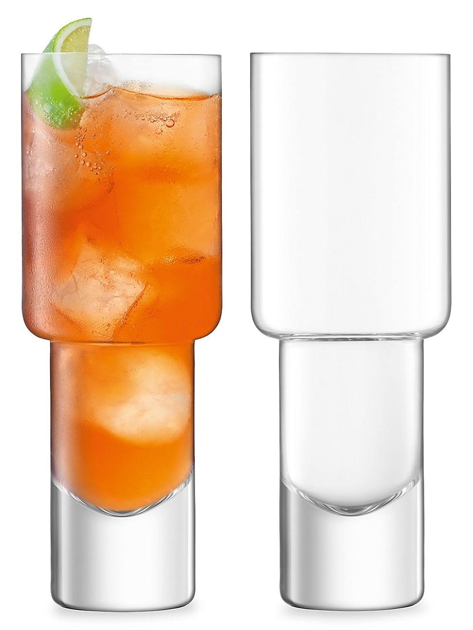 Vodka Mixer Glass Set of 2 Clear R353